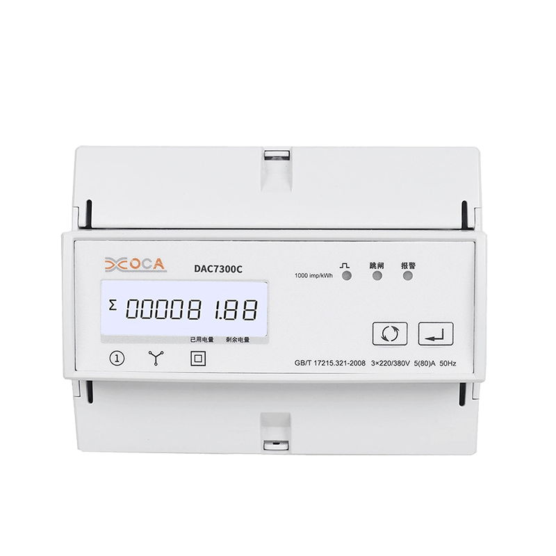 Dac7321c-CT DIN tračnica AC WiFi s transformatorom Tuya elektronički mjerač energije