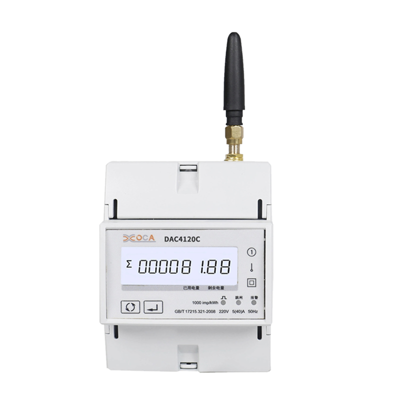 Dac4120c DIN tračnica, jednofazni AC Modbus pametni višenamjenski mjerač energije