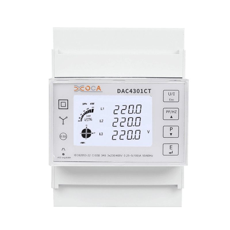 Dac4301CT trofazni RS485 Modbus digitalni mjerač energije na DIN šinu