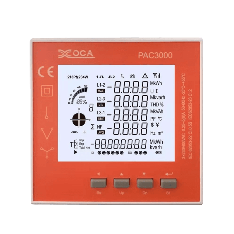 PAC3100 pametni digitalni LCD WiFi elektronički mjerač snage