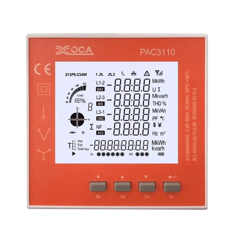 PAC3100 pametni digitalni LCD WiFi elektronički mjerač snage