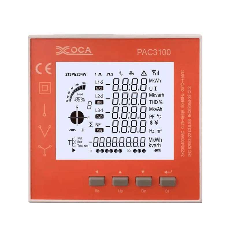 PAC3000 LCD inteligentni panel mjerač snage