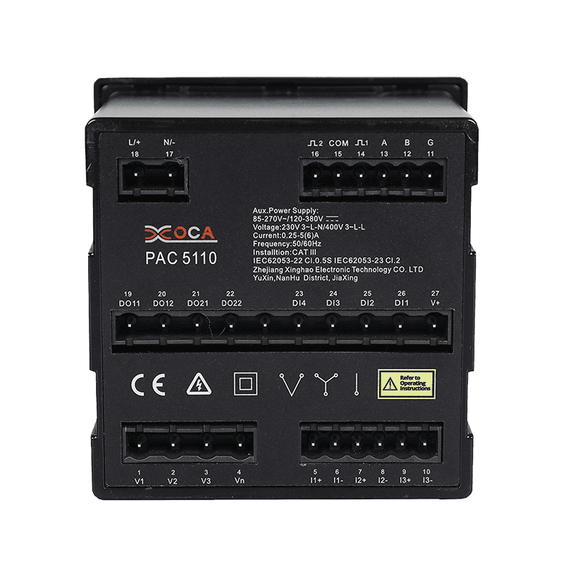 PAC5010 Smart Modbus LCD panel mjerač snage multimetar