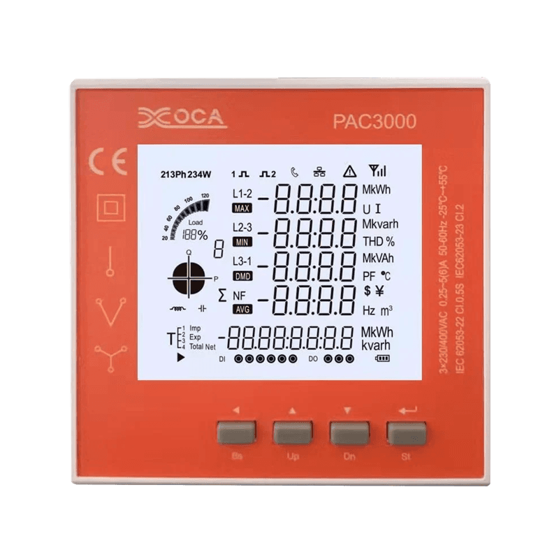 PAC3000 LCD inteligentni panel mjerač snage